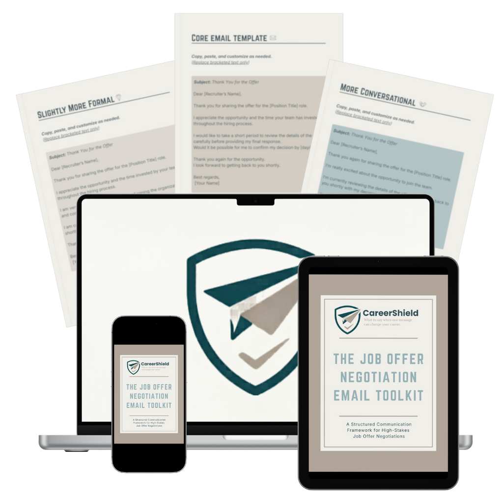 The Job Offer Negotiation Toolkit