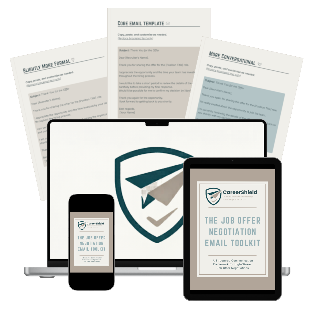 The Job Offer Negotiation Toolkit