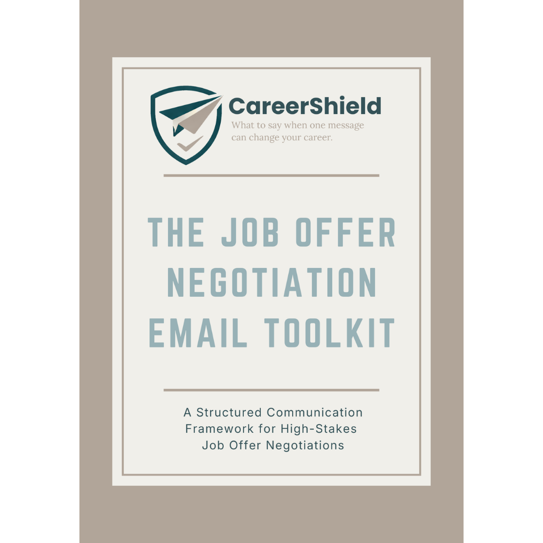 The Job Offer Negotiation Toolkit
